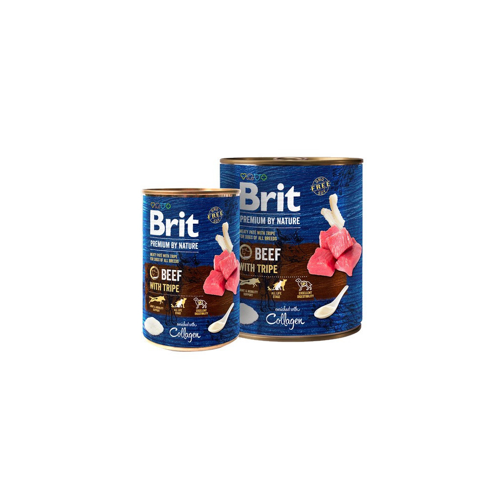 Brit Premium By Nature Beef & Tripe puszka 400g