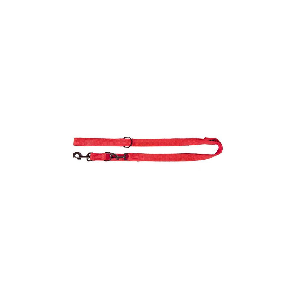 Dingo Smycz taśma przedłużana z taśmy bawełnianej 1,6cm/120-220cm czerwona