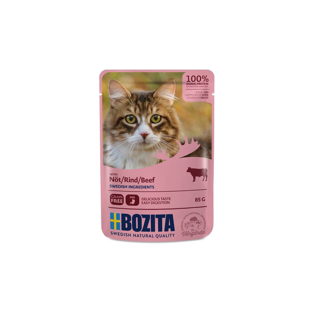 Bozita Cat Wołowina w sosie saszetka 85g