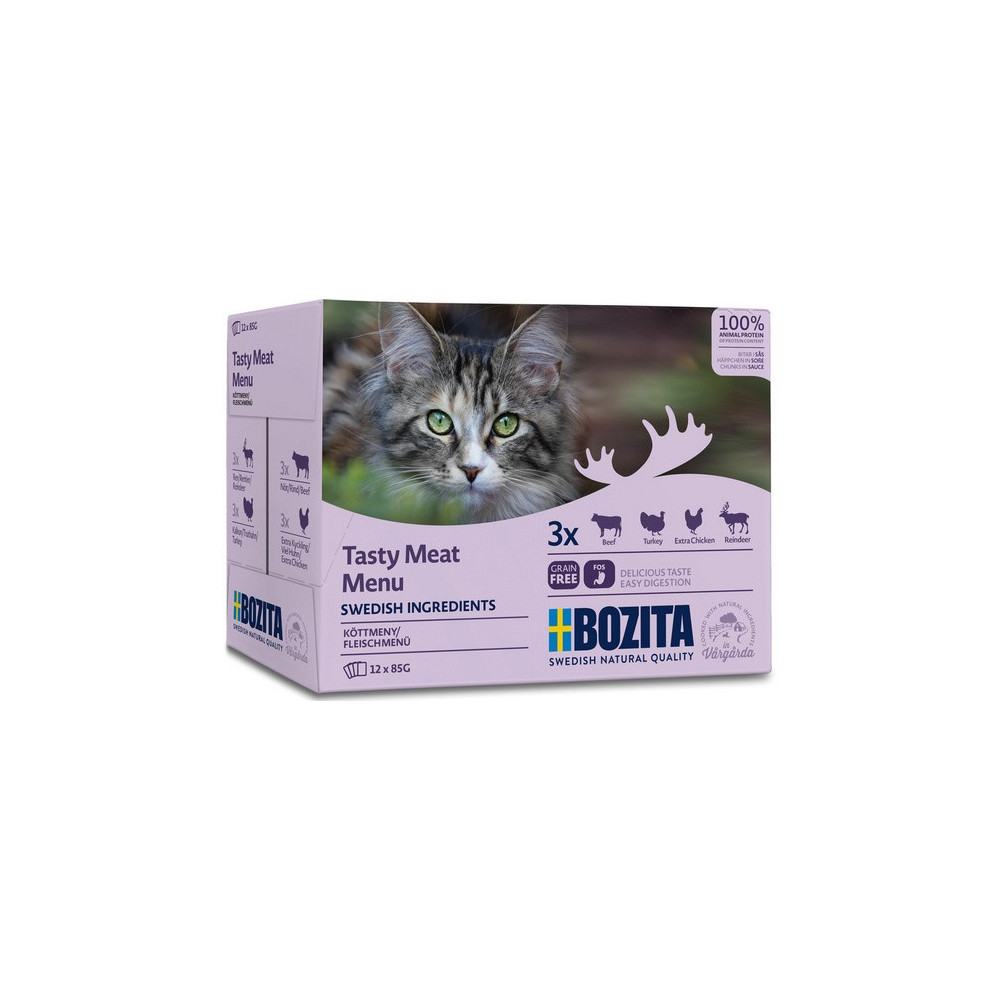 Bozita Cat Multibox z mięsem w sosie saszetki 12x85g