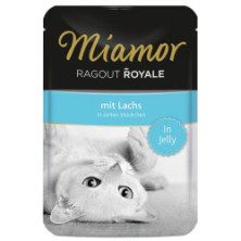 Miamor Ragout Royale z Łososiem w galaretce saszetka 100g