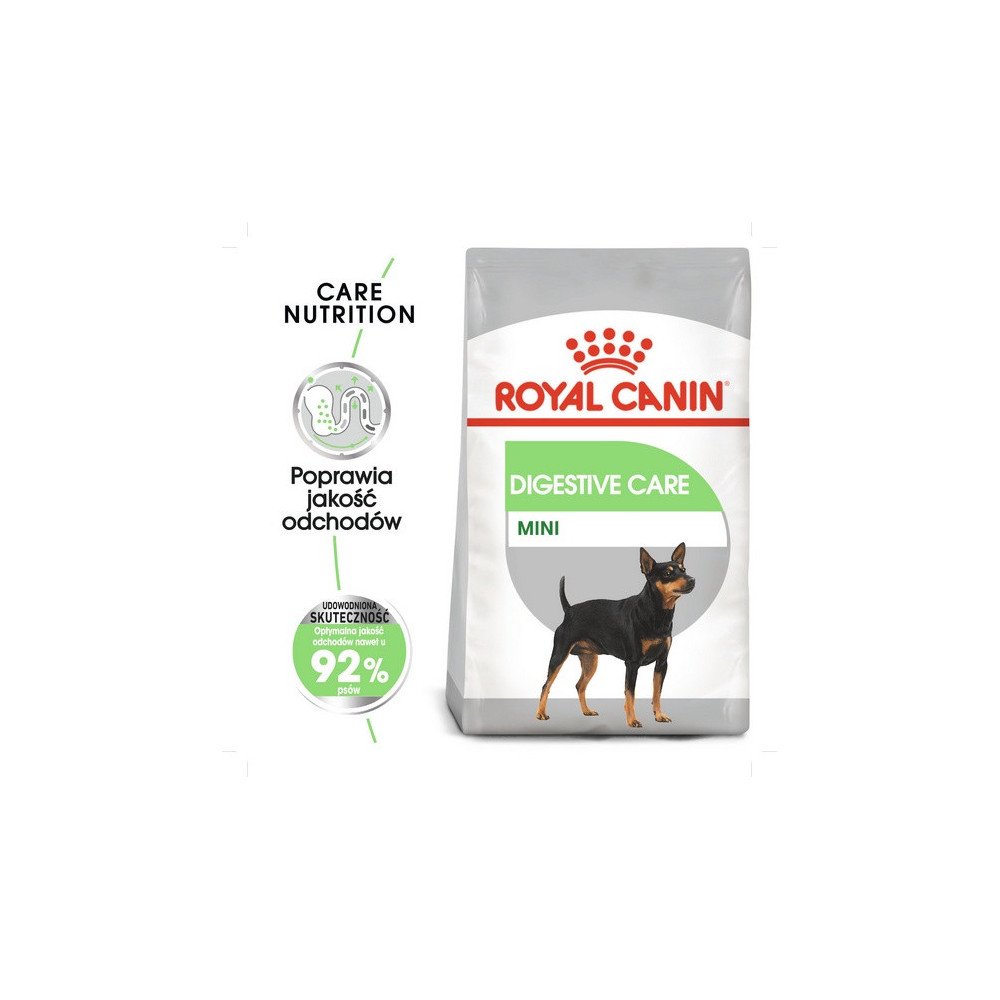 Royal Canin Mini Digestive Care karma sucha dla psów dorosłych, ras małych o wrażliwym przewodzie pokarmowym 1kg