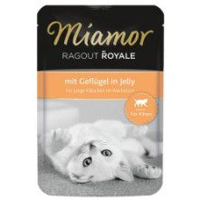 Miamor Ragout Royale Kitten z Drobiem w galaretce saszetka 100g