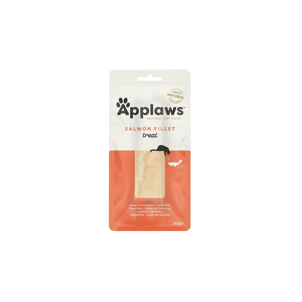 Applaws Natural Cat Loin Suszona polędwica z łososia 30g