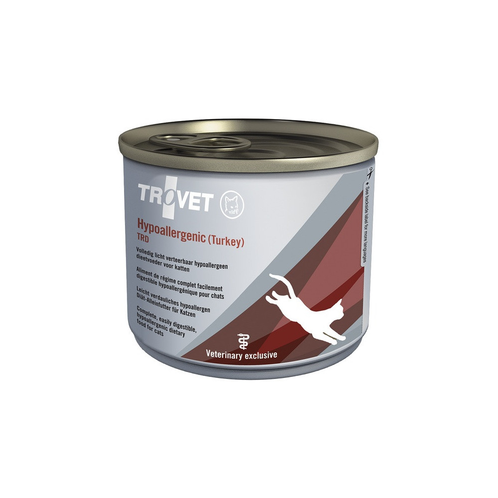 Trovet TRD Hypoallergenic Indyk dla kota puszka 200g
