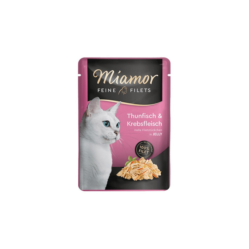 Miamor Feine Filets Tuńczyk & Kraby saszetka 100g
