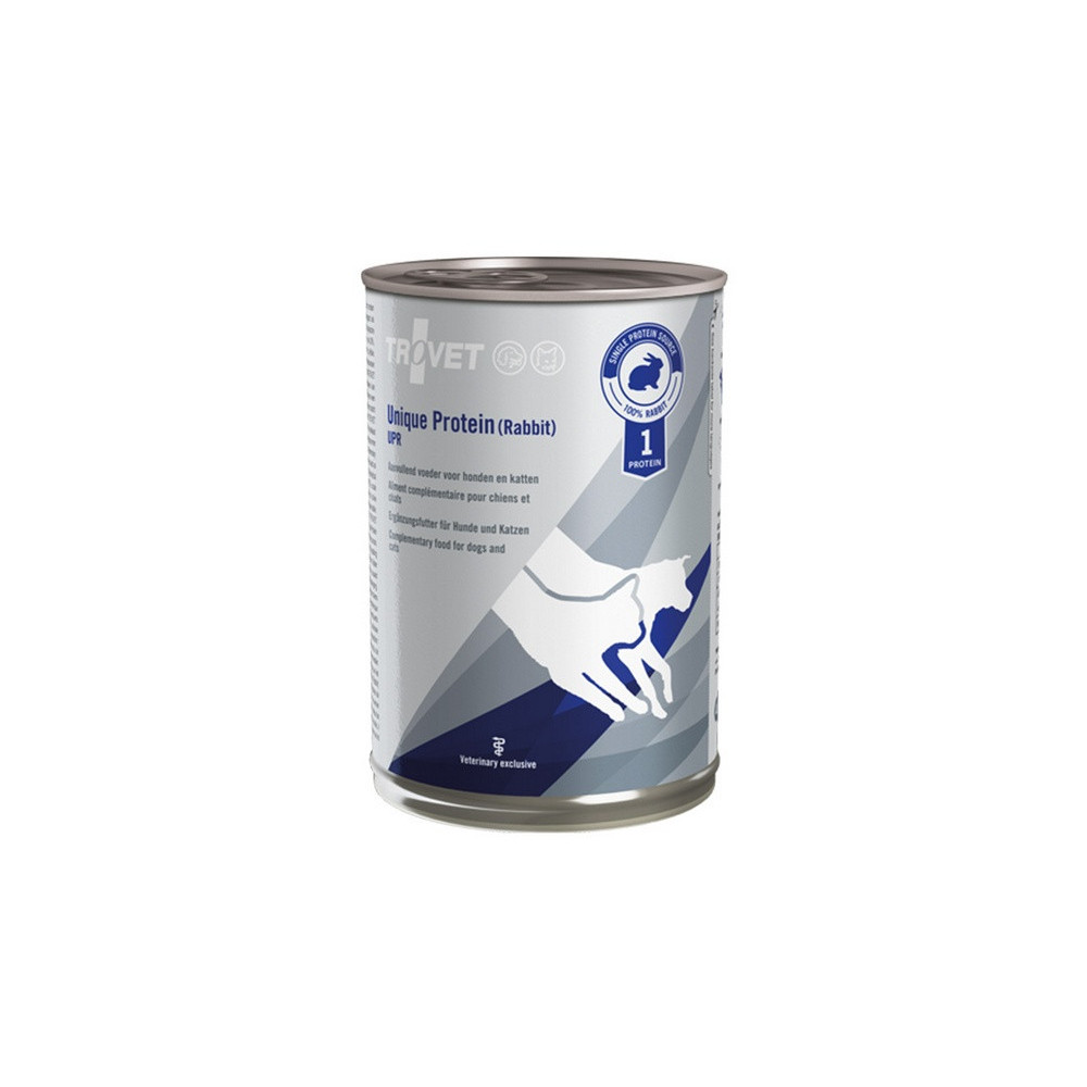 Trovet Unique Protein UPR Królik dla psa i kota puszka 400g