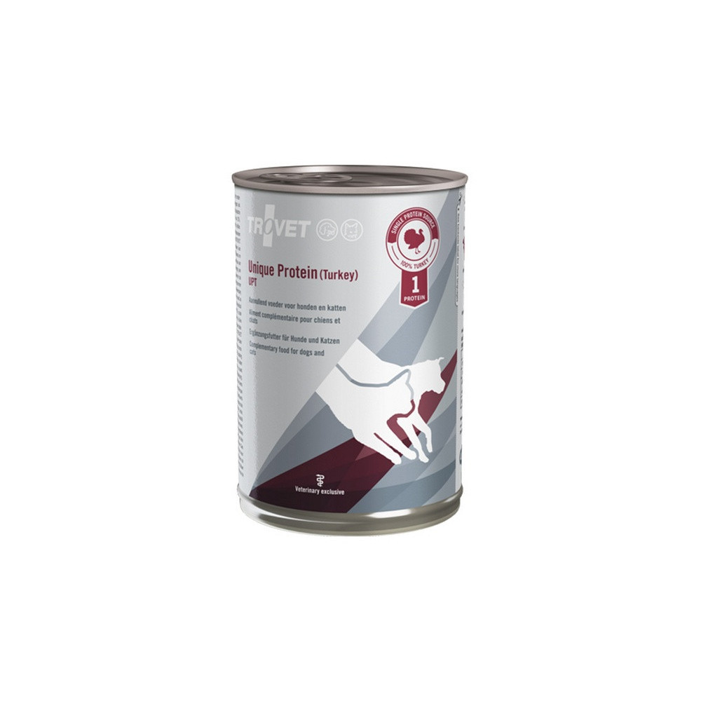 Trovet Unique Protein UPT Indyk dla psa i kota puszka 400g