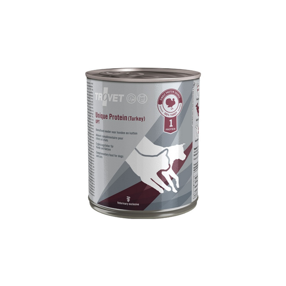 Trovet Unique Protein UPT Indyk dla psa i kota puszka 800g