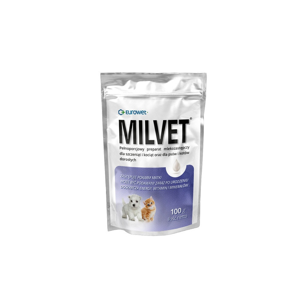 Milvet Preparat mlekozastępczy dla szczeniąt i kociąt 100g