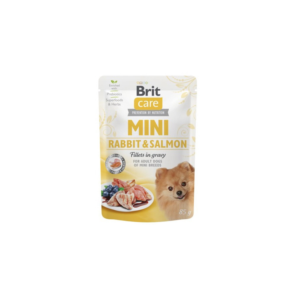 Brit Care Dog Mini Rabbit & Salmon saszetka 85g