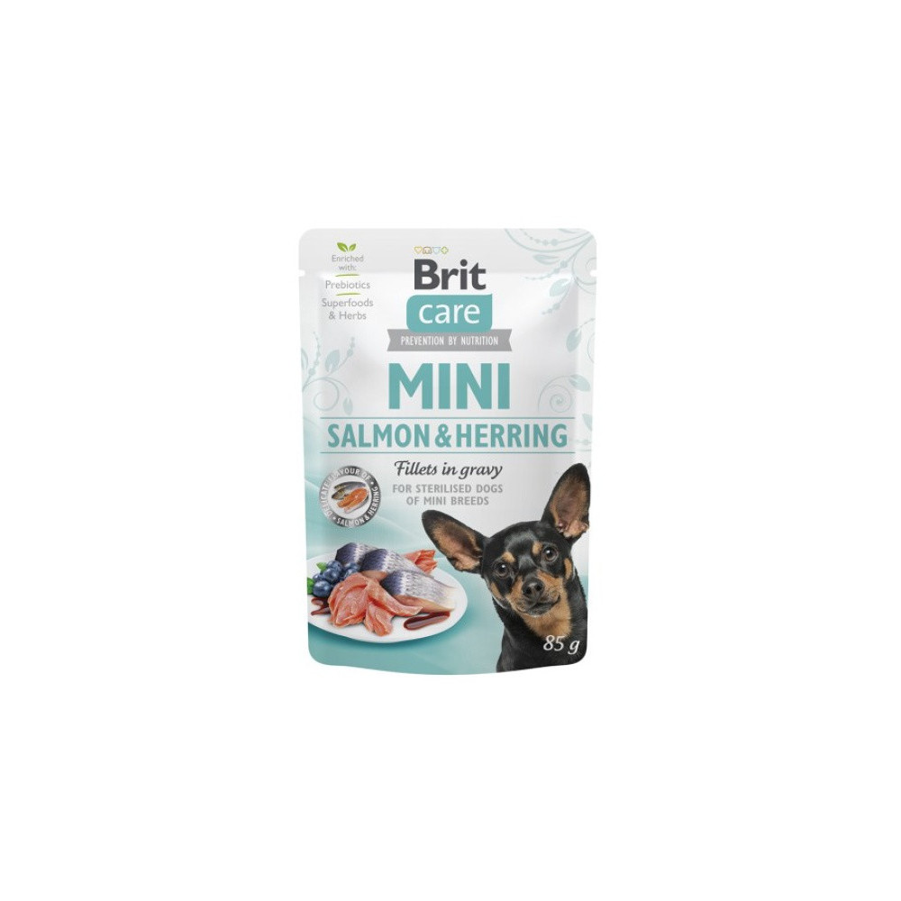 Brit Care Dog Mini Salmon & Herring Sterilised saszetka 85g