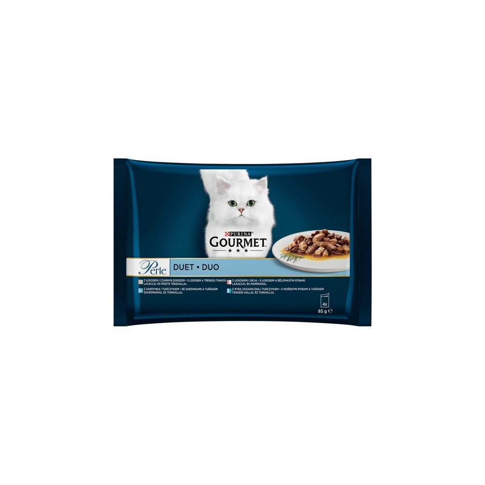 Gourmet Perle Duet Rybny saszetki 4x85g