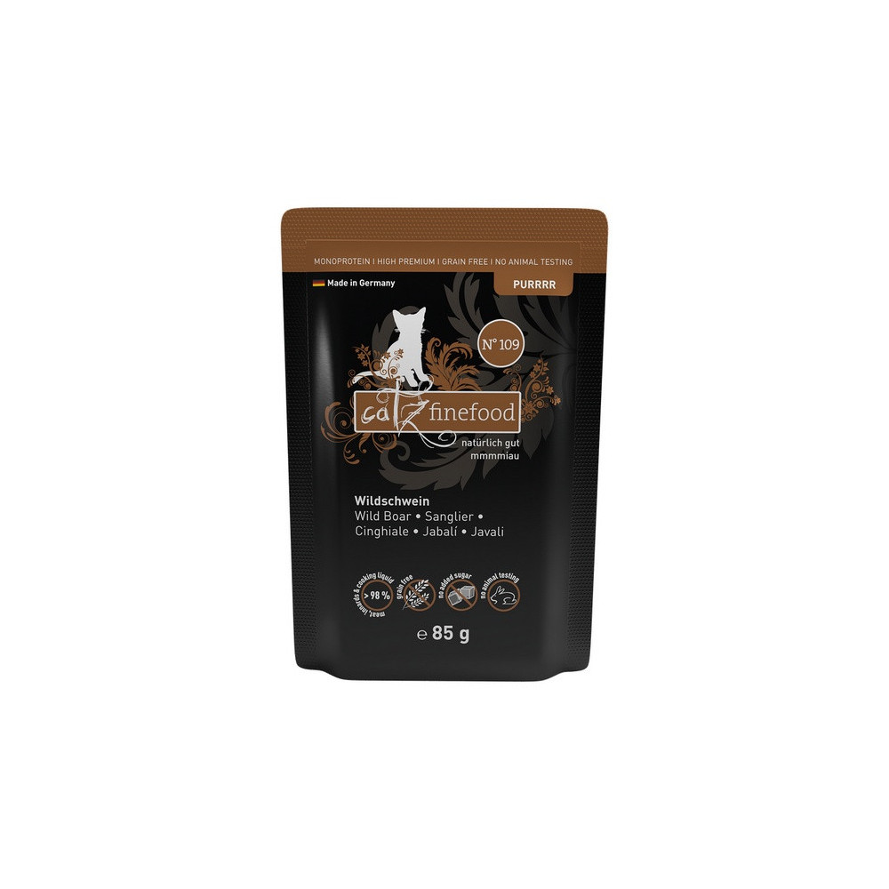 Catz Finefood Purrrr N.109 Dzik saszetka 85g