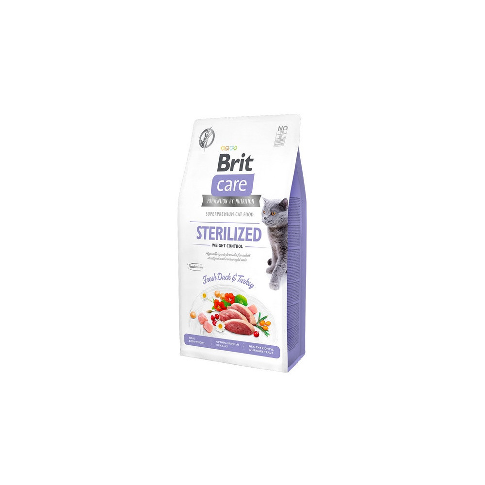 Brit Care Cat Grain Free Sterilized Weight Control 7kg