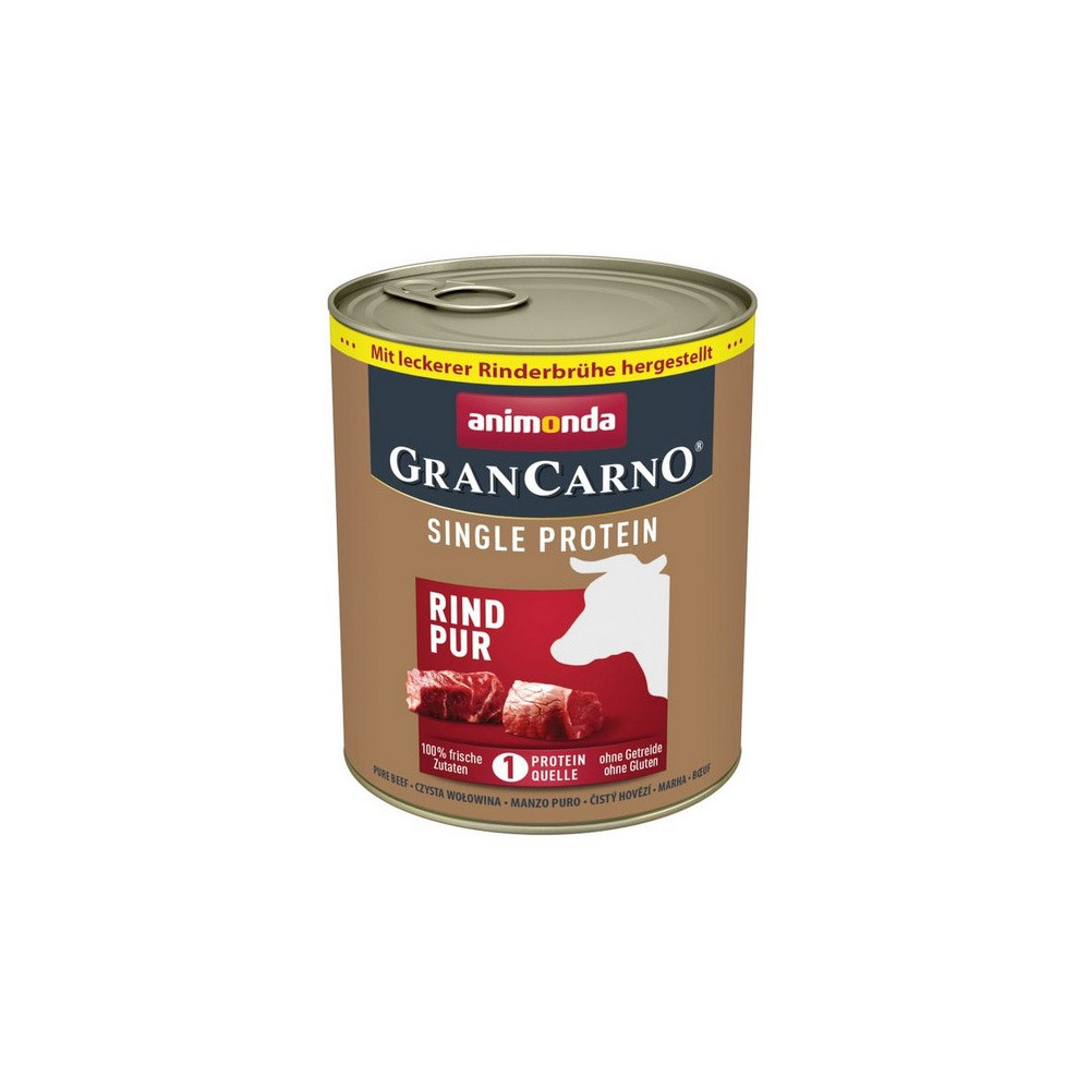 Animonda GranCarno Single Protein Wołowina puszka 800g