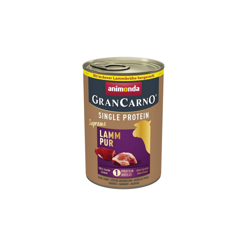 Animonda GranCarno Single Protein Jagnięcina puszka 400g