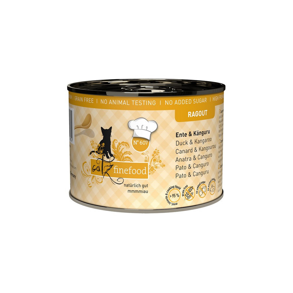 Catz Finefood Ragout N.607 Kaczka i Kangur puszka 190g