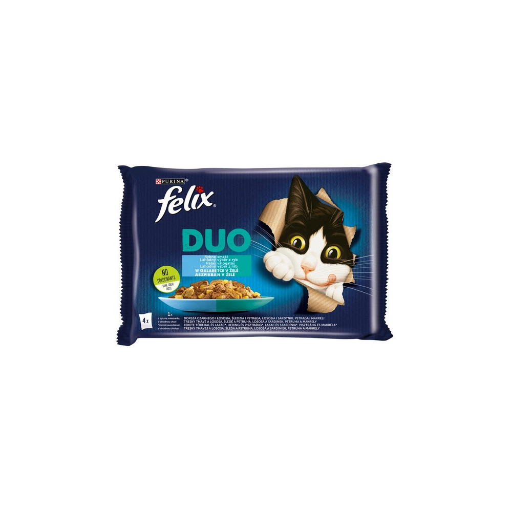 Felix Fantastic Duo Uczta Oceanu galaretka saszetki 4x85g