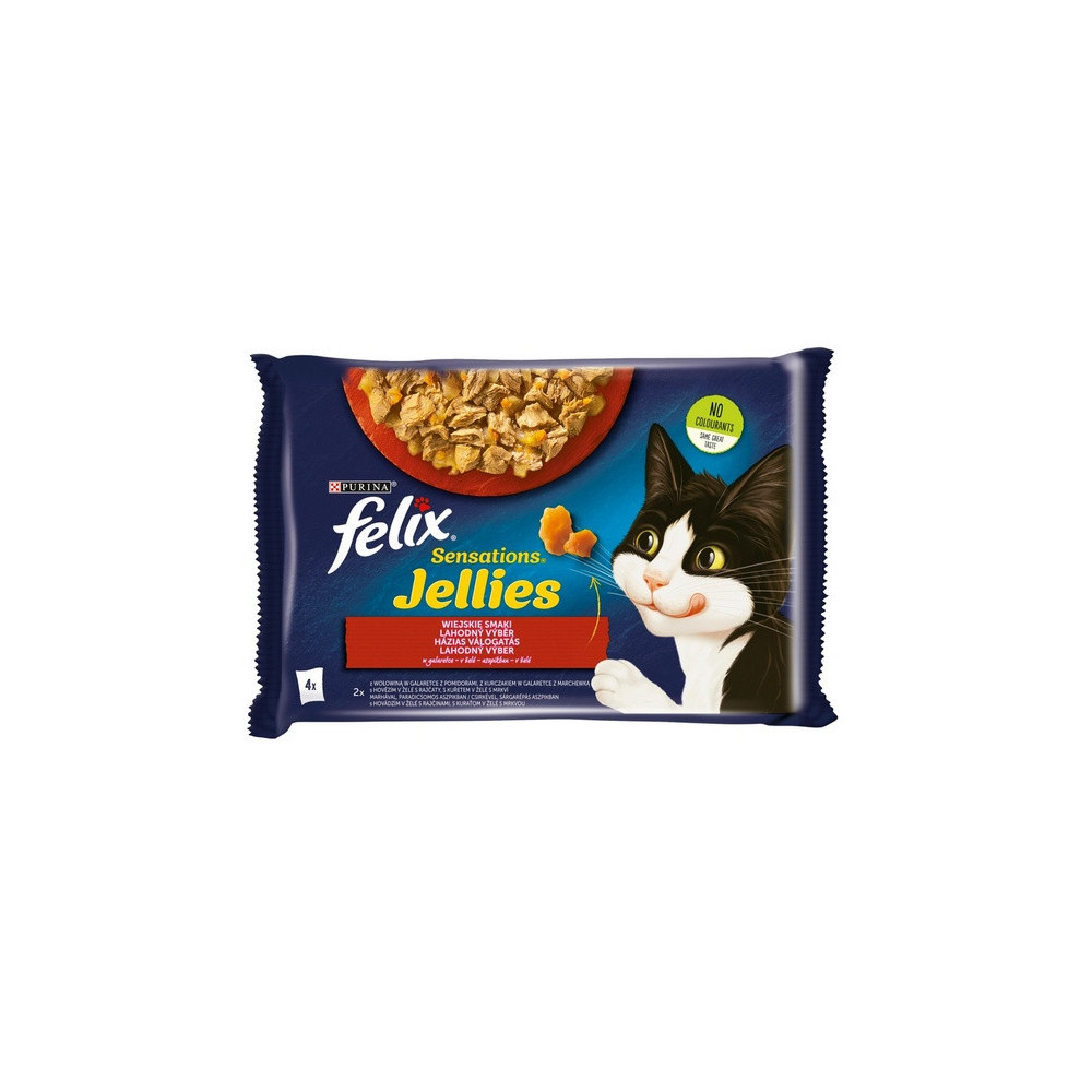 Felix Sensations Mięso saszetki 4x85g