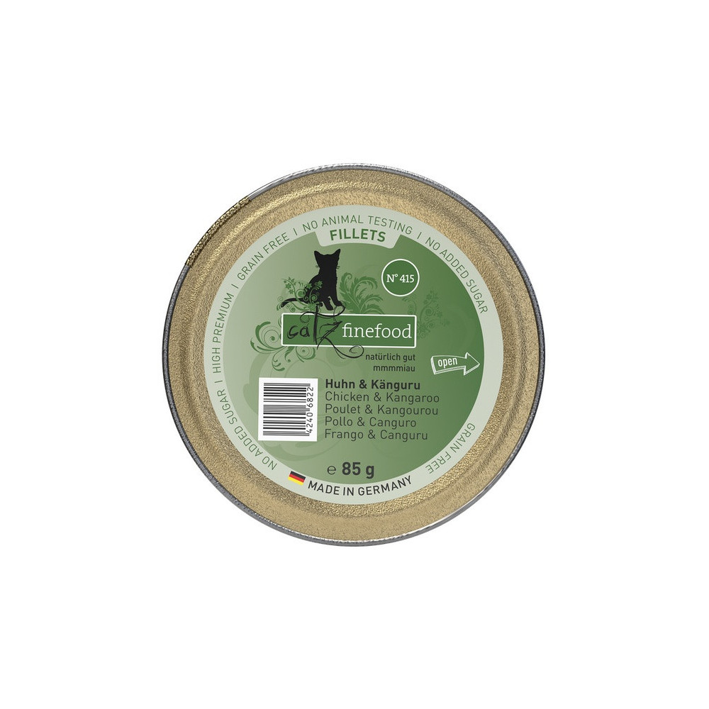 Catz Finefood Filety N.415 Kurczak/Kangur tacka 85g