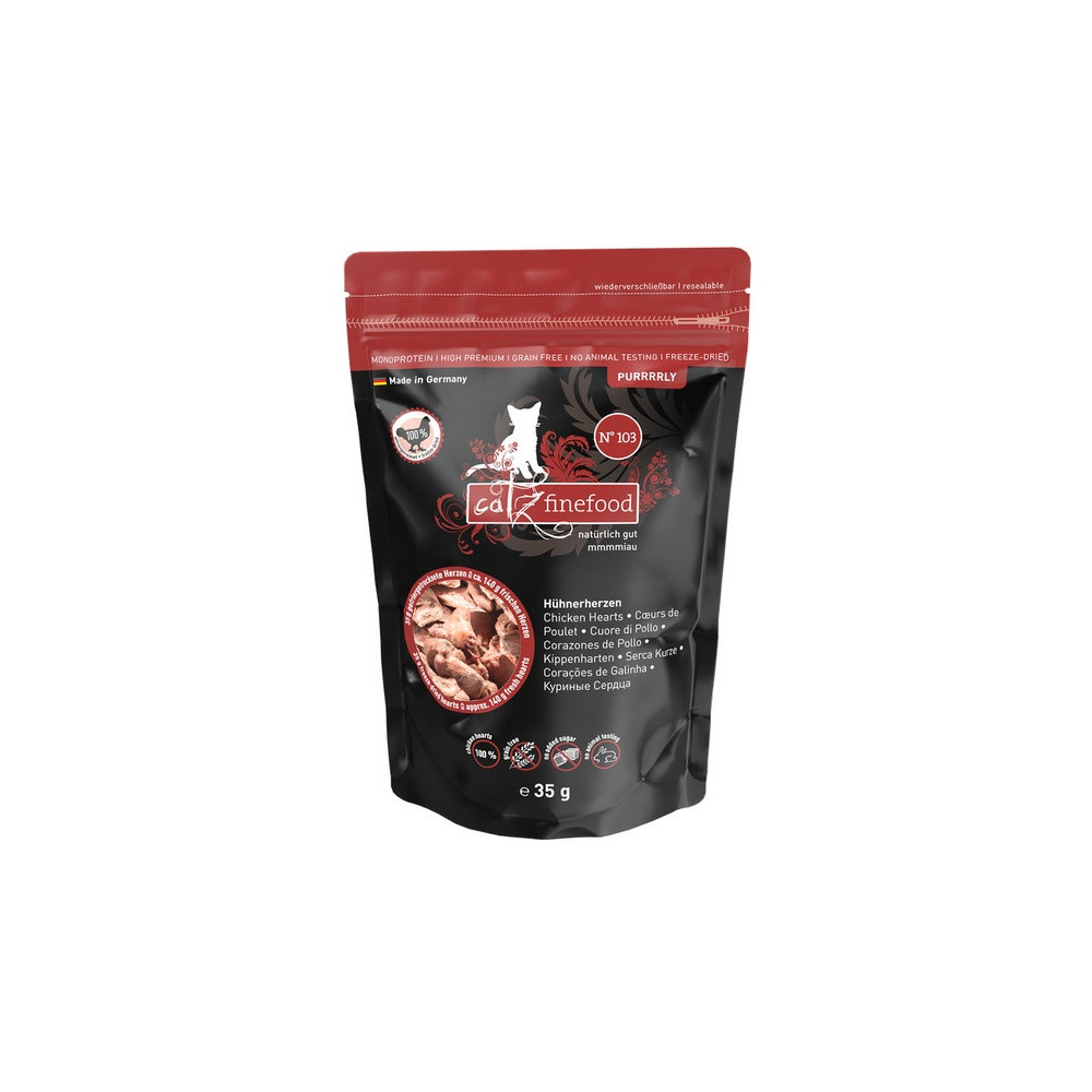 Catz Finefood Purrrrly N.103 Serca kurczaka 35g