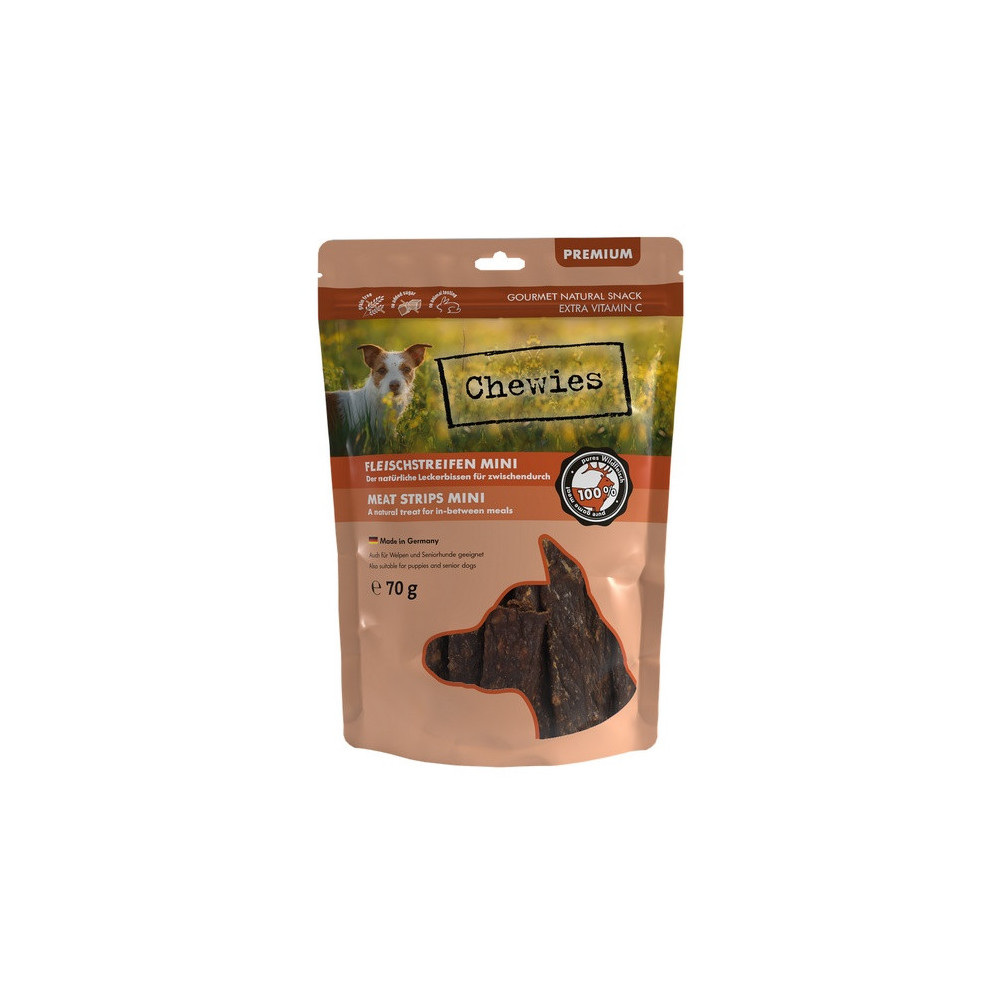Chewies Meat Strips Mini Dziczyzna 70g