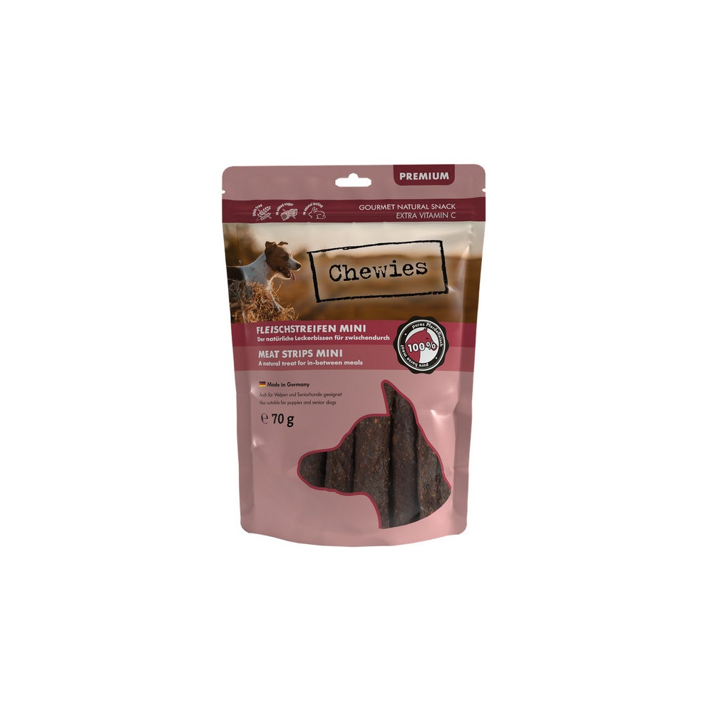 Chewies Meat Strips Mini Konina 70g