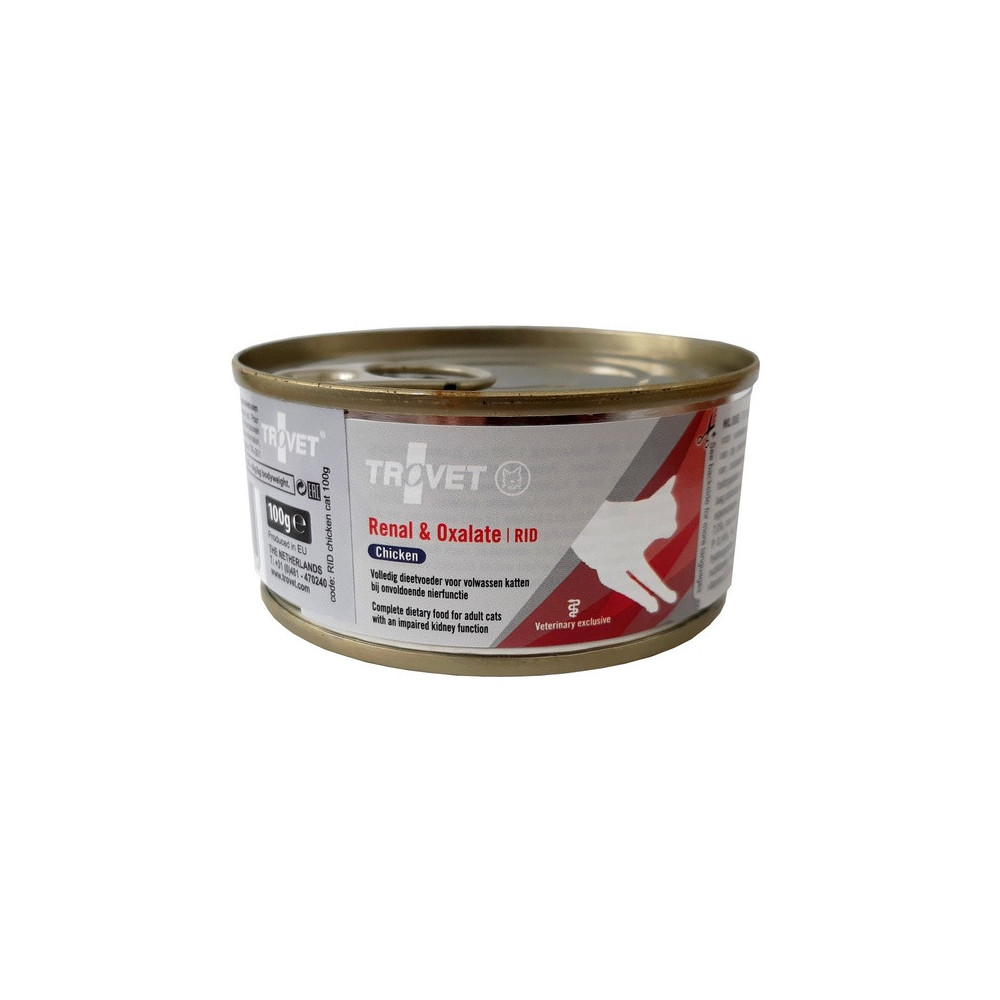 Trovet RID Renal & Oxalate dla kota kurczak puszka 100g