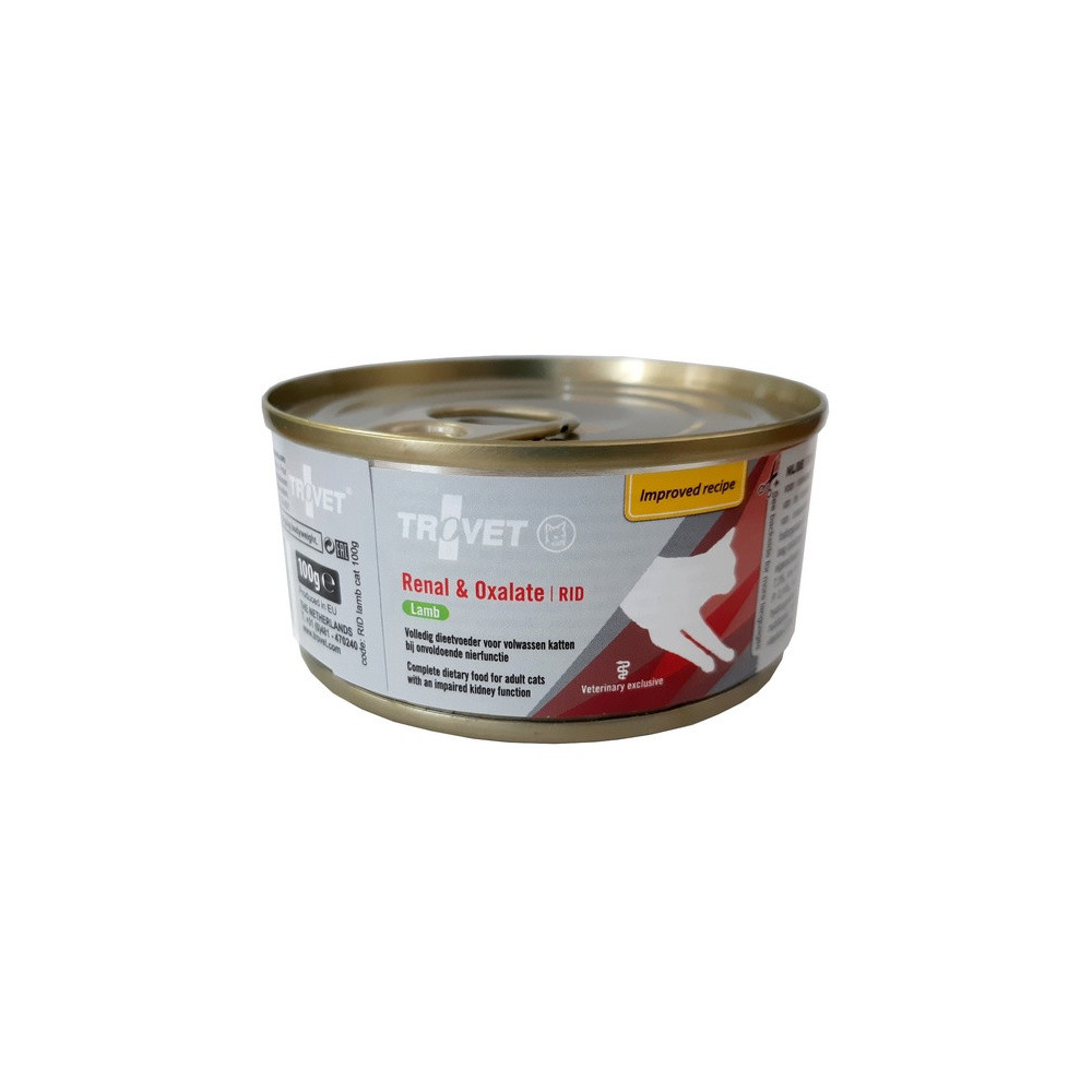 Trovet RID Renal & Oxalate dla kota jagnięcina puszka 100g
