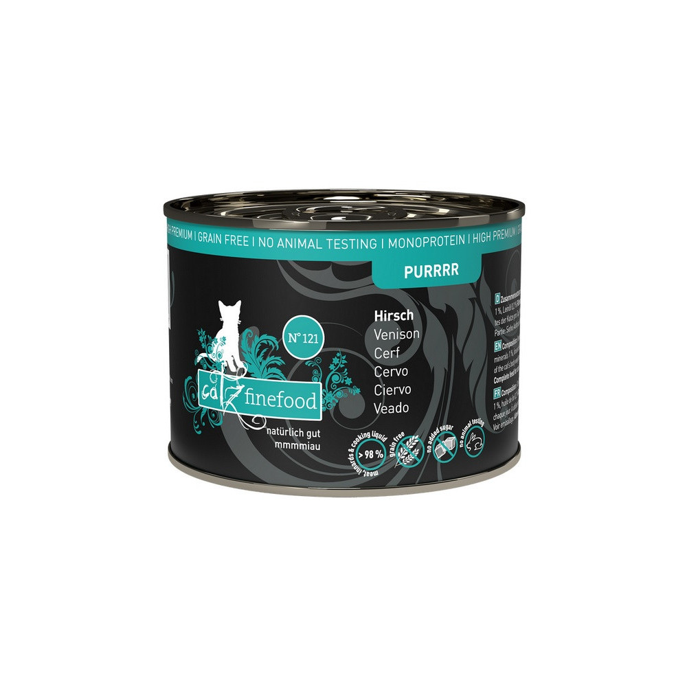 Catz Finefood Purrrr N.121 Jeleń puszka 200g