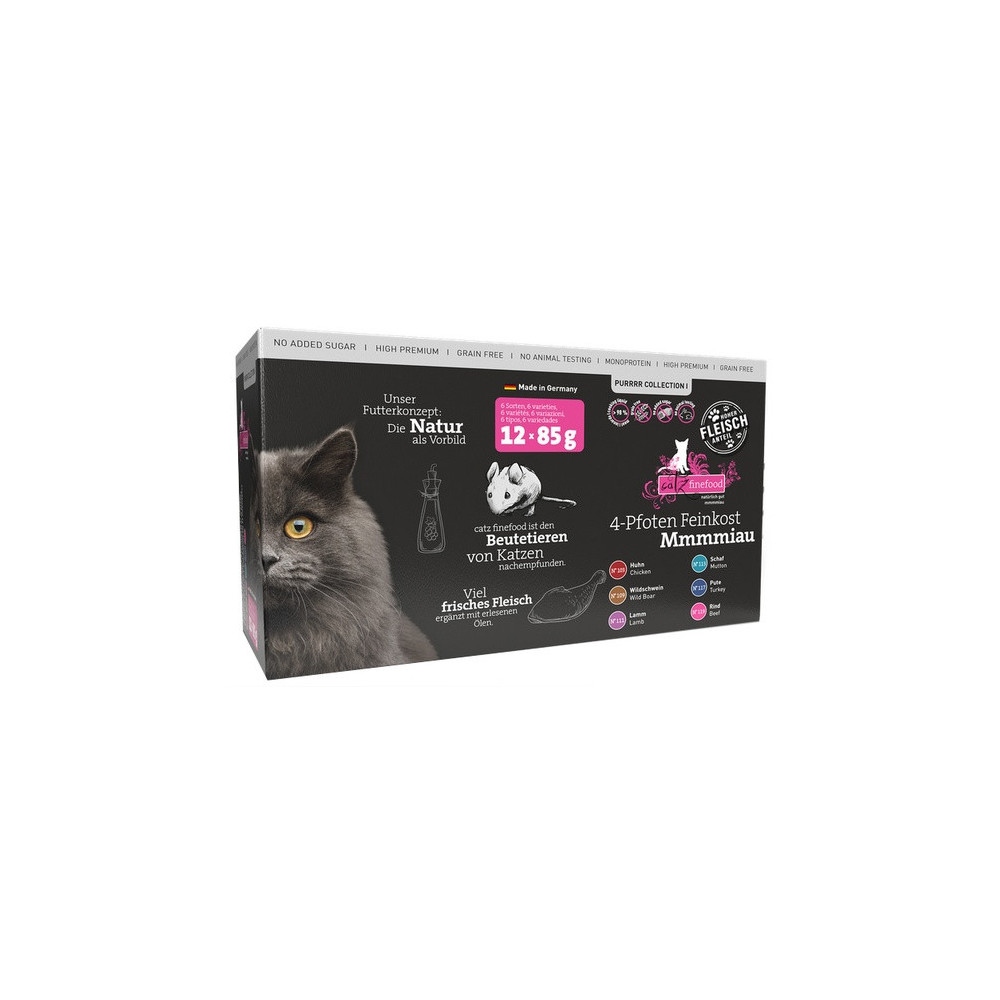 Catz Finefood Purrrr Collection I saszetki multipack 12x85g
