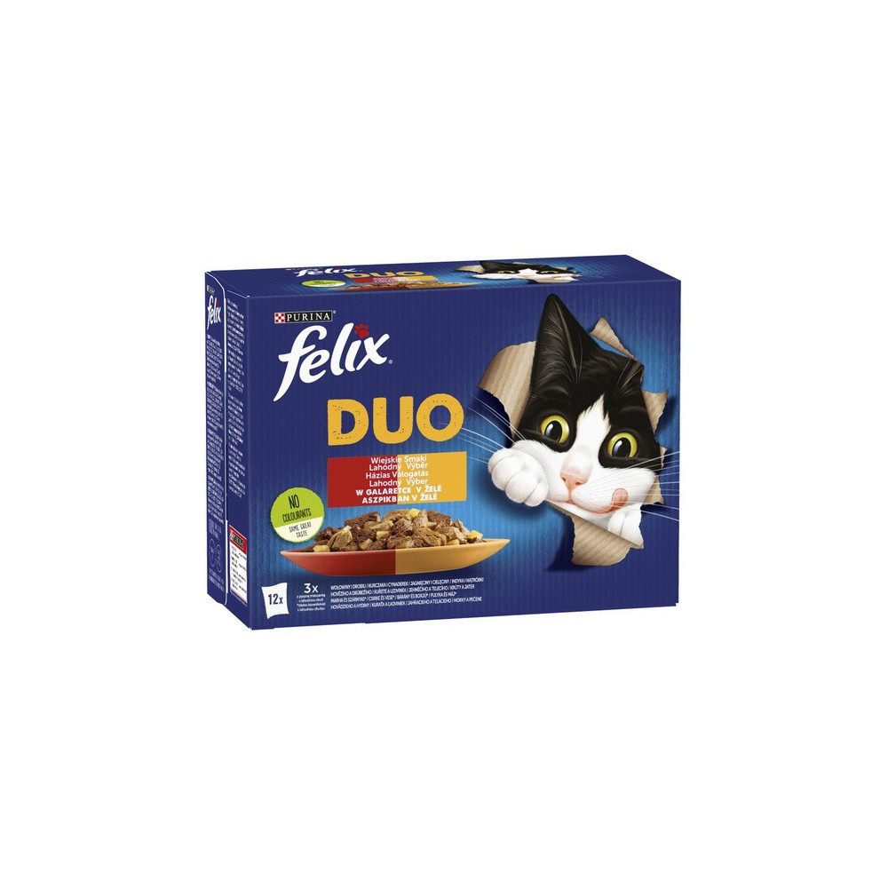 Felix Fantastic Duo Wiejskie Smaki galaretka saszetki 12x85g