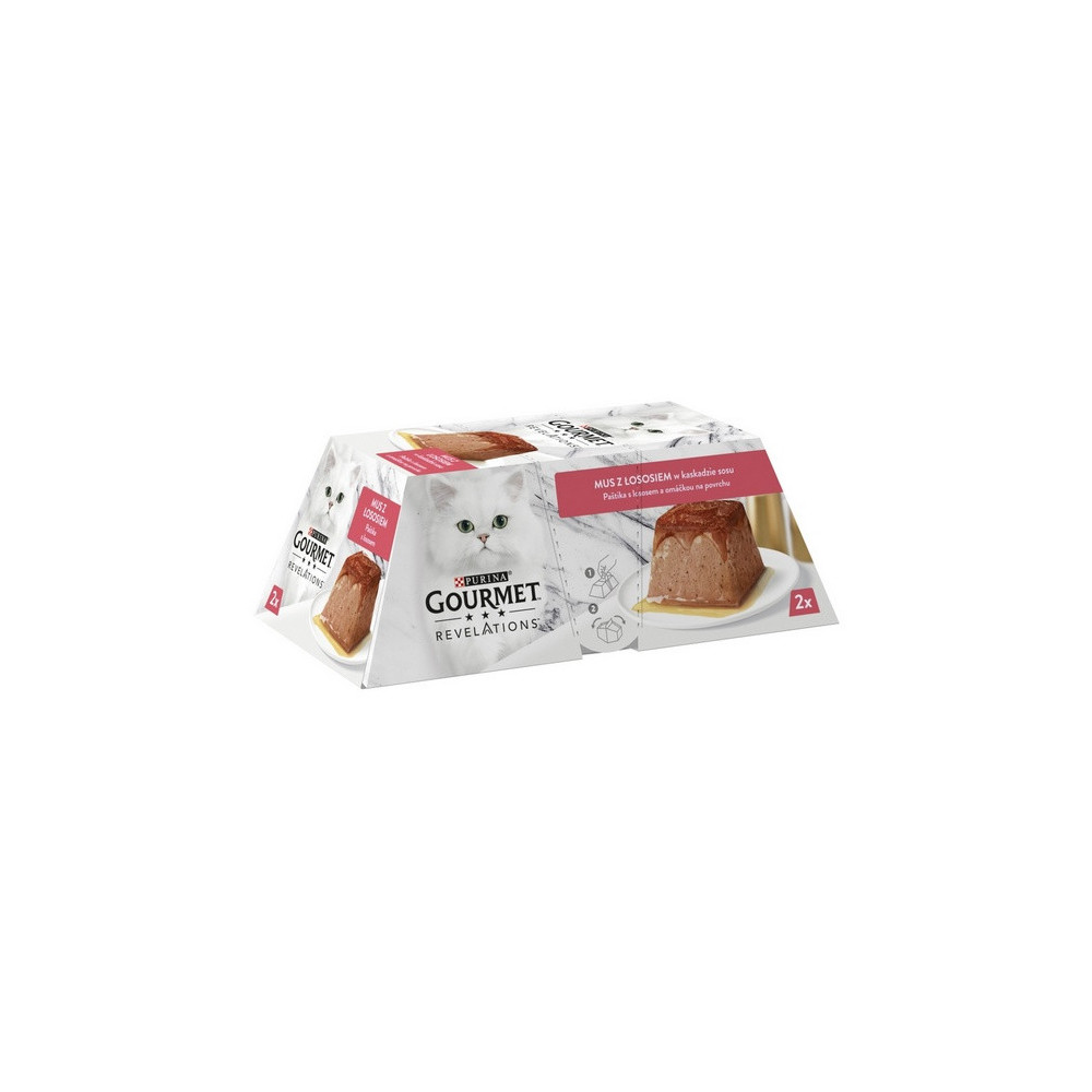 Gourmet Revelations mus z łososiem 2x57g