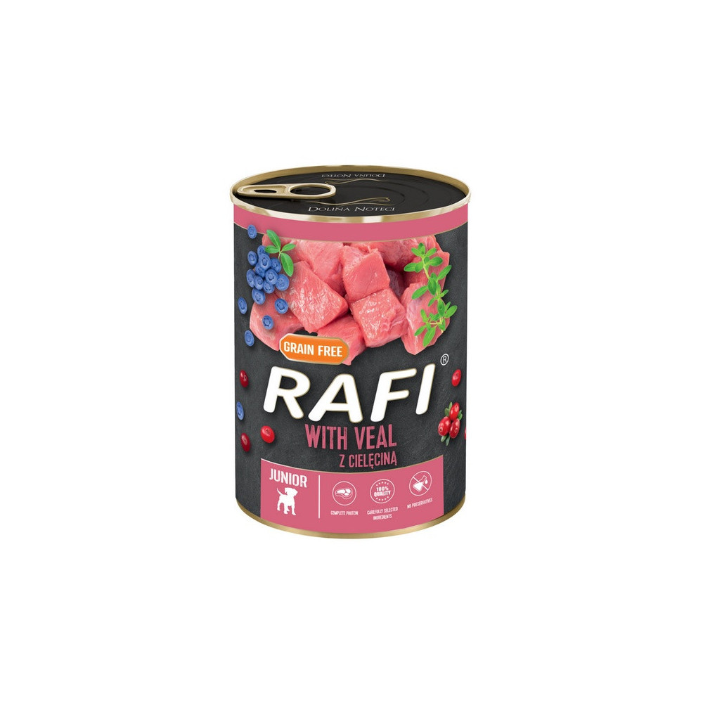 Rafi Pies Junior Cielęcina puszka 400g