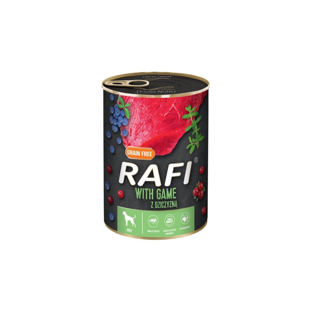 Rafi Pies Dziczyzna puszka 400g