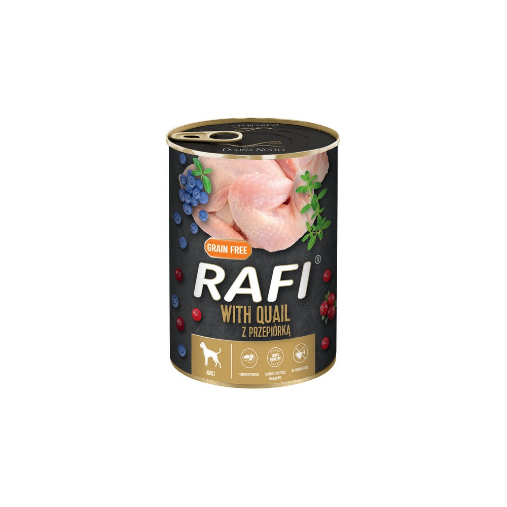 Rafi Pies Przepiórka puszka 400g