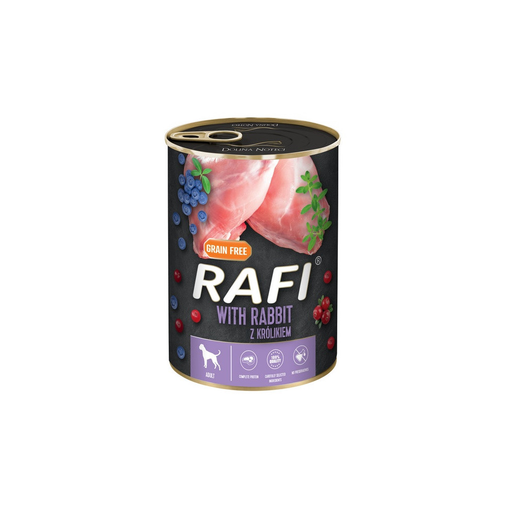 Rafi Pies Królik puszka 400g