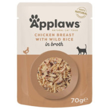 Applaws saszetka dla kota Kurczak i Dziki Ryż 70g