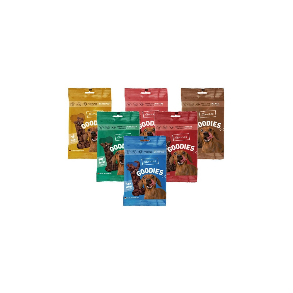Chewies Goodies (Training) Kosteczki Mini Multipack nr3 6x125g