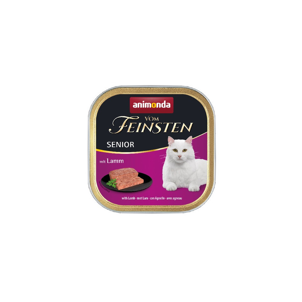 Animonda vom Feinsten Cat Senior z Jagnieciną tacka 100g