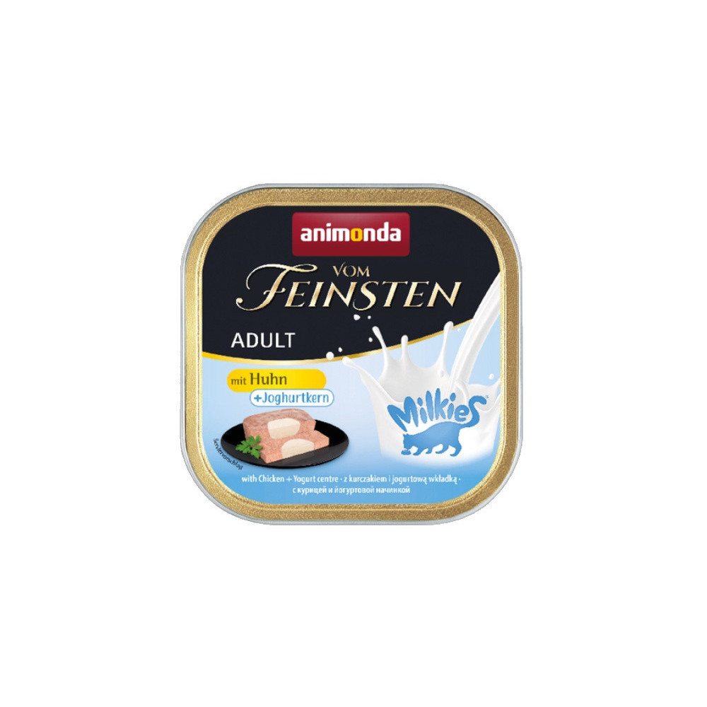 Animonda vom Feinsten Milkies Cat Kurczak + Jogurt tacka 100g