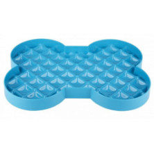 SloDog Slow Feeder Plate Miska spowalniająca duża kość turkusowa