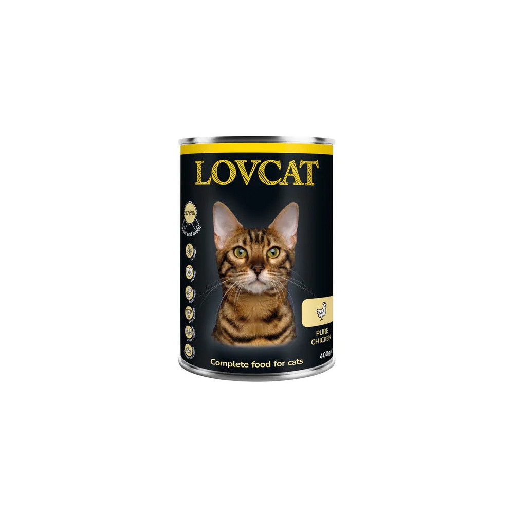 Lovcat Pure Chicken puszka 400g