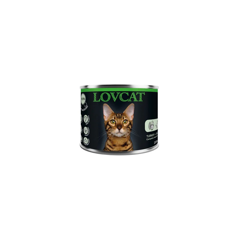 Lovcat Best Turkey & Duck puszka 200g
