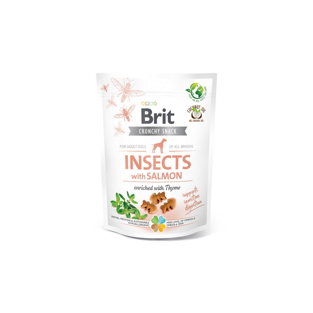 Brit Care Dog Crunchy Cracker Insect & Salmon 200g