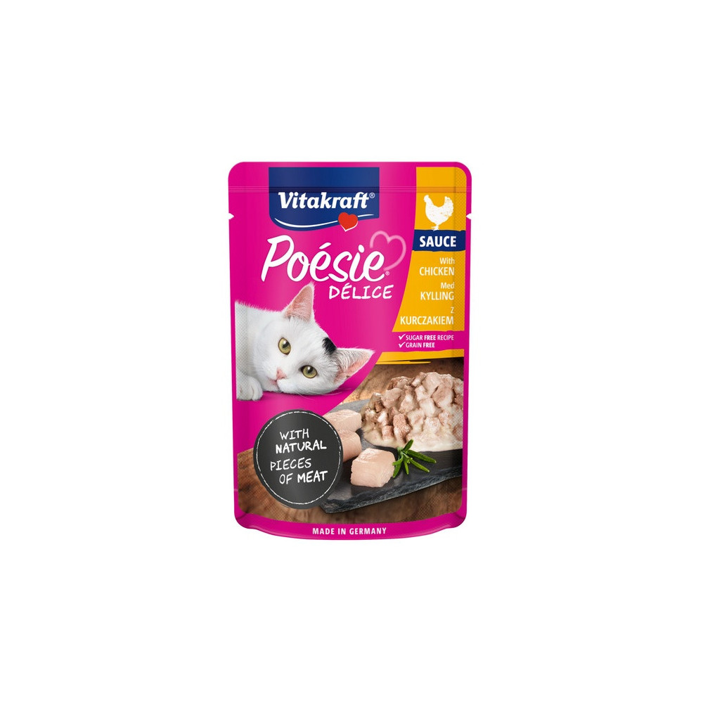 Vitakraft Poesie Deli Sauce kurczak saszetka 85g