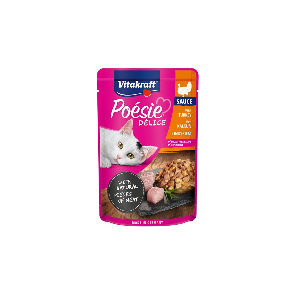 Vitakraft Poesie Deli Sauce indyk saszetka 85g