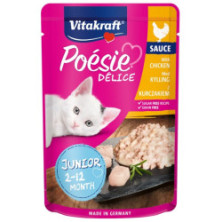 Vitakraft Poesie Deli Sauce Junior kurczak saszetka 85g