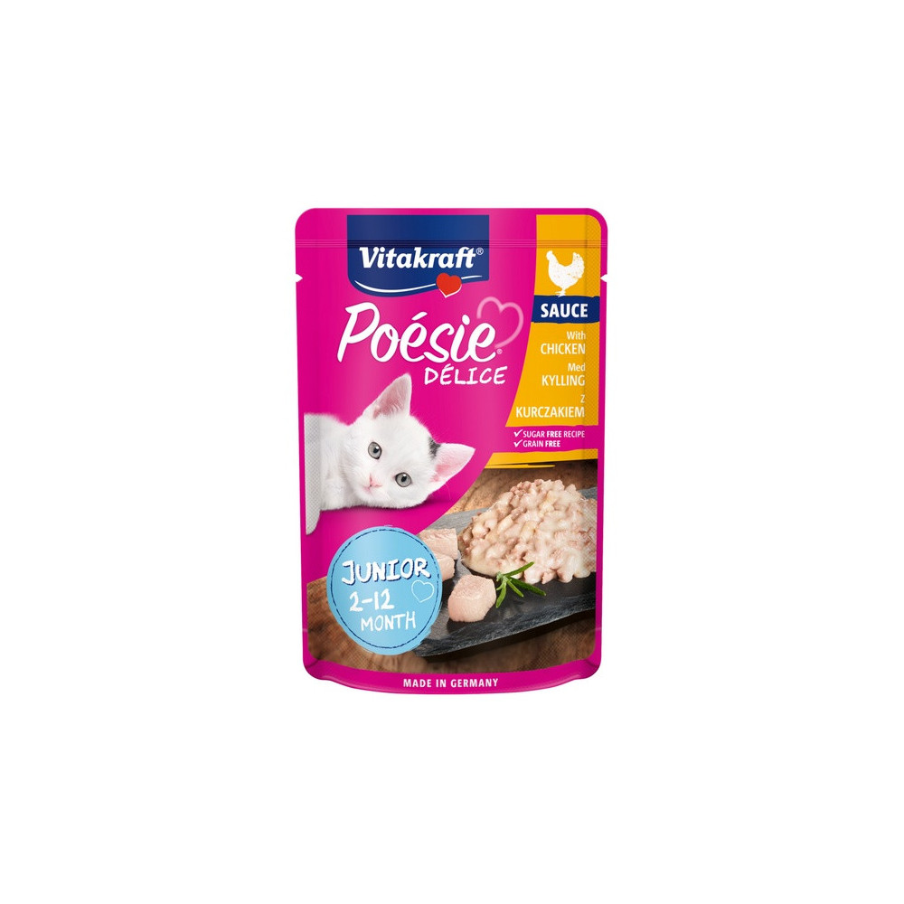 Vitakraft Poesie Deli Sauce Junior kurczak saszetka 85g